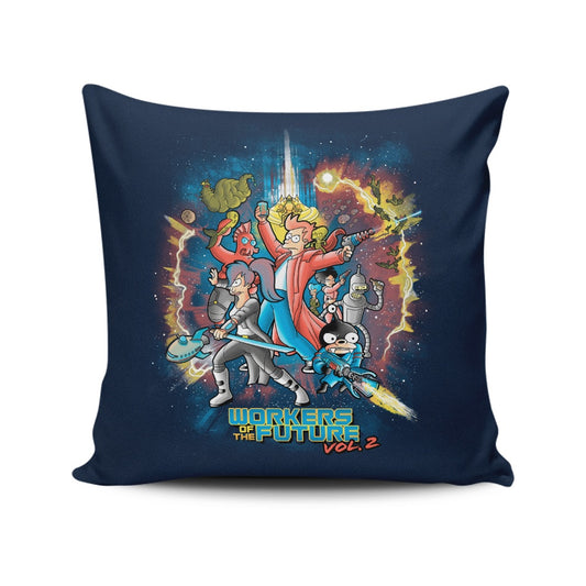 Workers of the Future: Vol. 2 - Throw Pillow