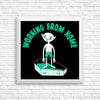 Working from Home - Posters & Prints