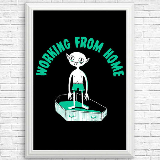 Working from Home - Posters & Prints