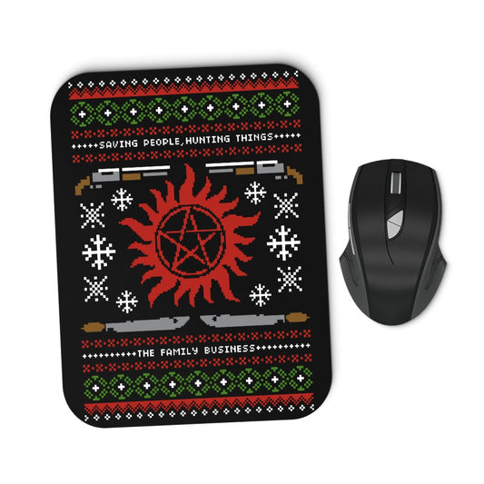 Wrapping Presents, Hunting Things - Mousepad