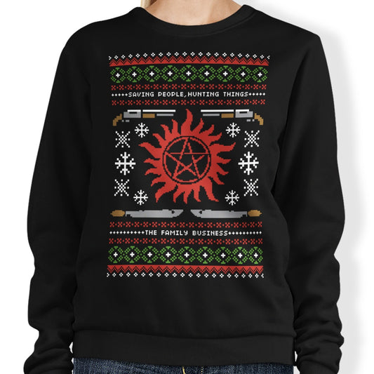 Wrapping Presents, Hunting Things - Sweatshirt