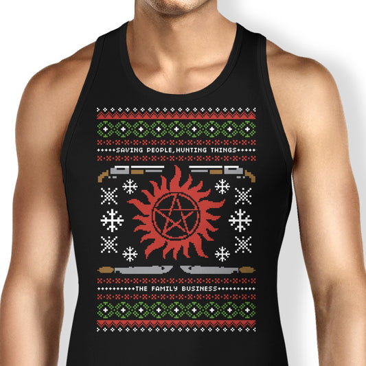 Wrapping Presents, Hunting Things - Tank Top