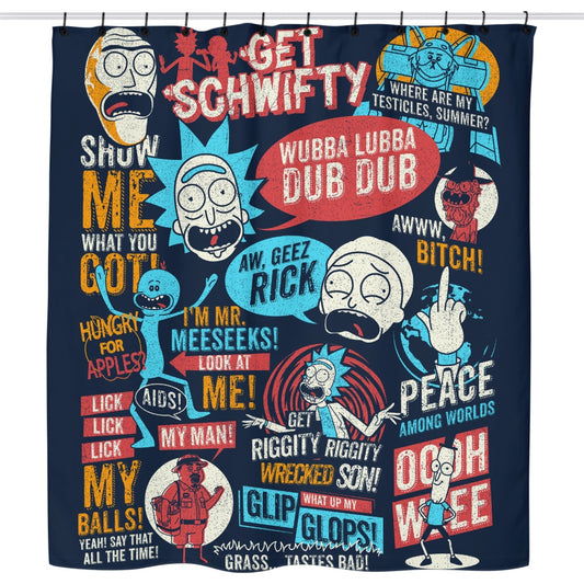 Wub a Lub a Dub Dub - Shower Curtain
