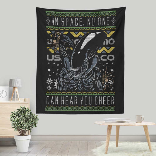 Xeno Christmas Sweater - Wall Tapestry