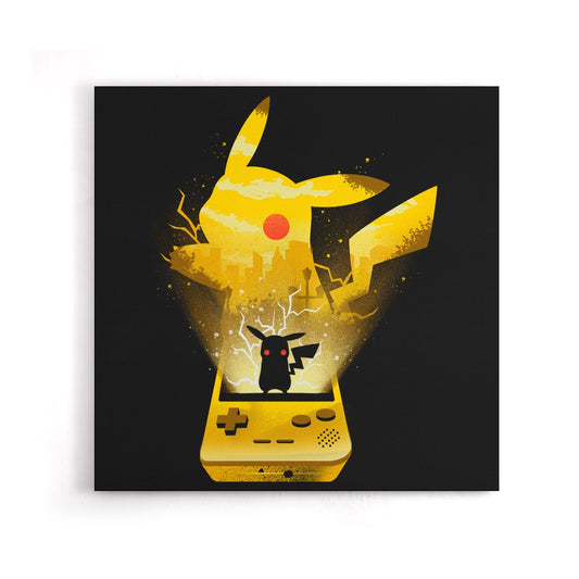 Yellow Pocket Gaming - Canvas Print