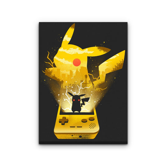 Yellow Pocket Gaming - Canvas Print