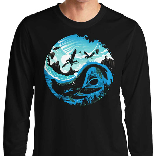 YinYang of Water - Long Sleeve T-Shirt