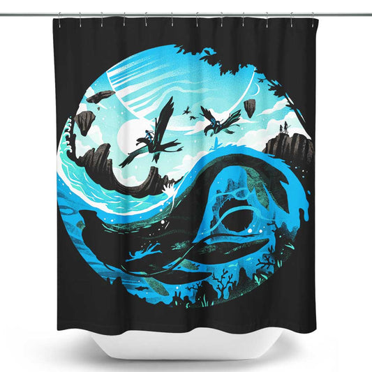 YinYang of Water - Shower Curtain