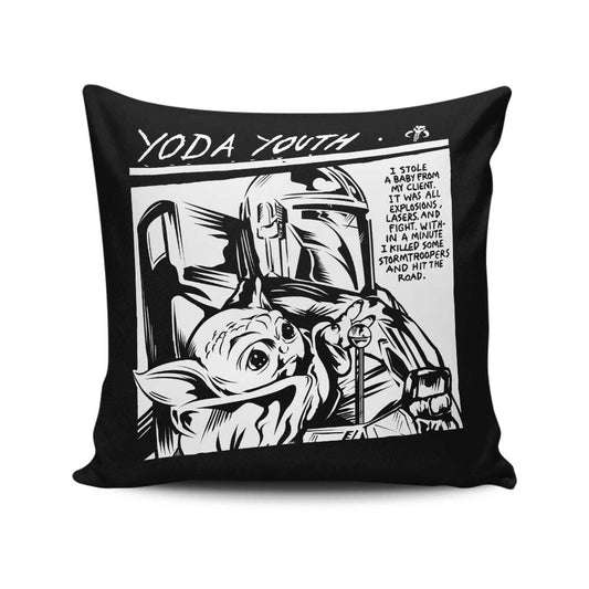 Yoda Youth - Throw Pillow