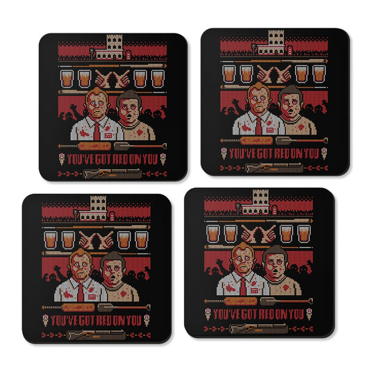You've Got Red on You - Coasters