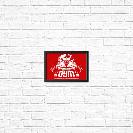 Zangief Gym - Posters & Prints