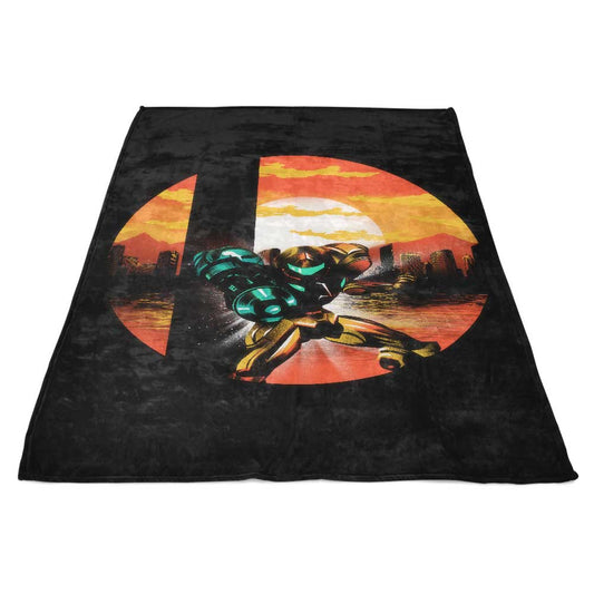 Zebes Smash - Fleece Blanket