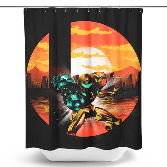 Zebes Smash - Shower Curtain