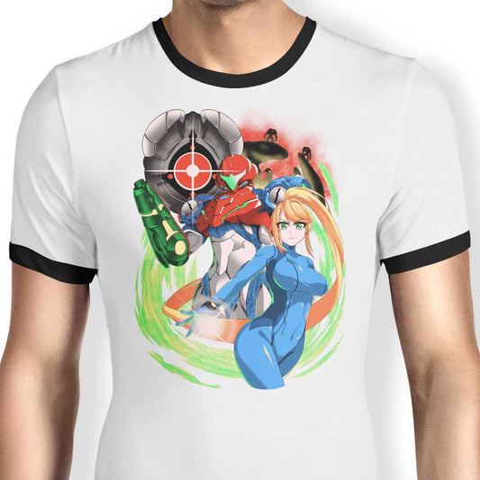 Zero Suit Dread - Ringer T-Shirt