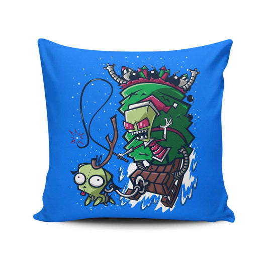 Zim Stole Christmas - Throw Pillow