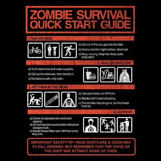Zombie Survival Quick Start Guide - Tank Top