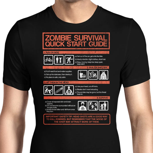 Zombie Survival Quick Start Guide - Men's Apparel