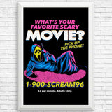 1-900 Scream - Posters & Prints