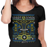 2077 Xmas - Women's V-Neck