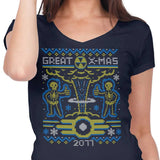 2077 Xmas - Women's V-Neck