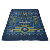 2077 Xmas - Fleece Blanket
