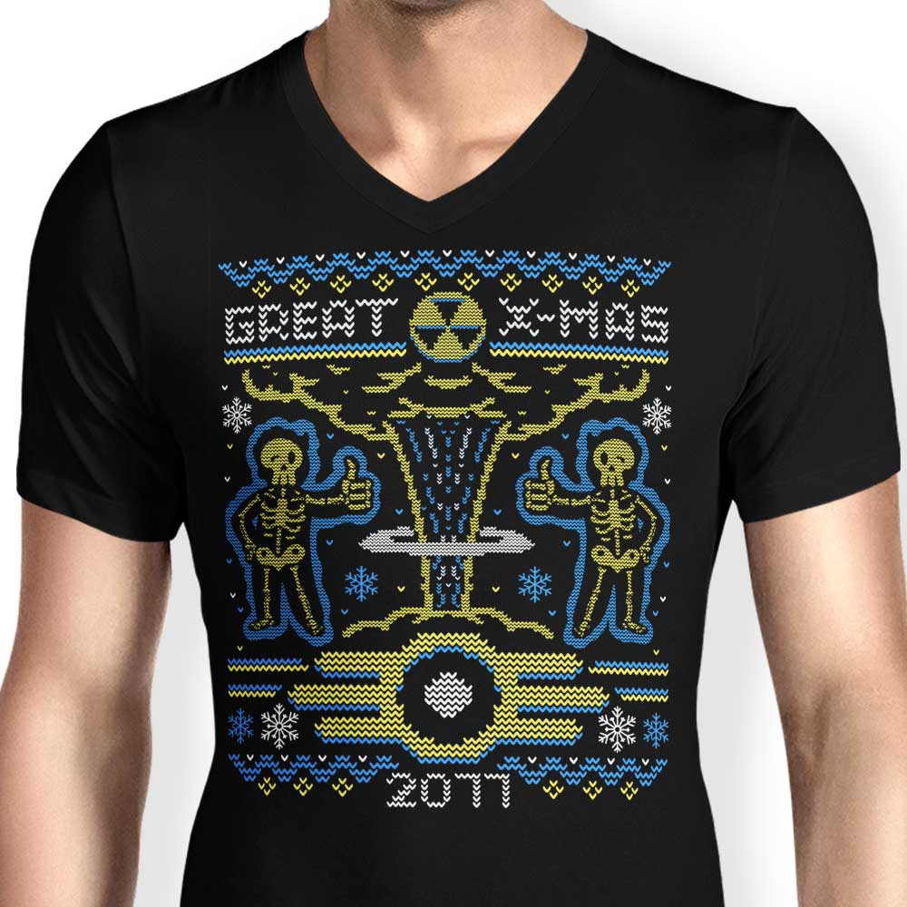 2077 Xmas - Men's V-Neck