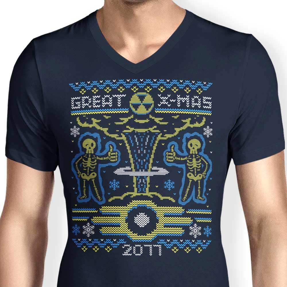 2077 Xmas - Men's V-Neck