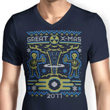 2077 Xmas - Men's V-Neck