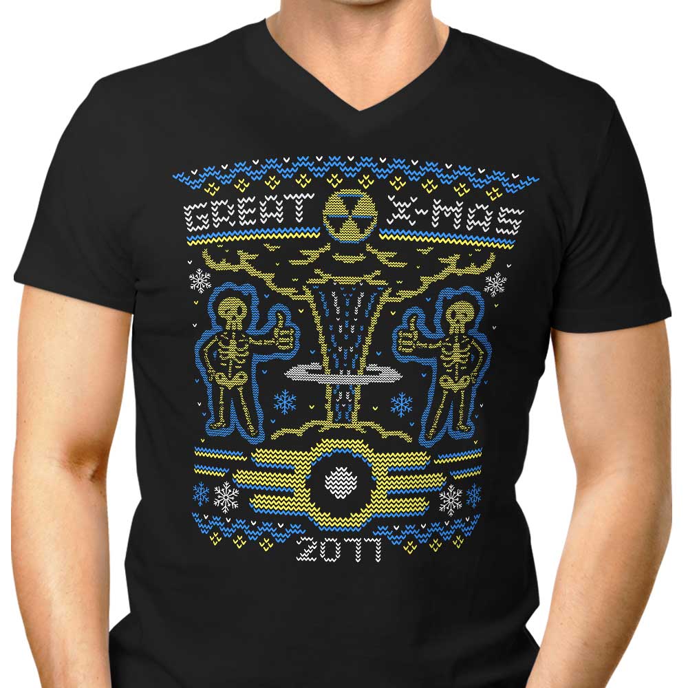 2077 Xmas - Men's V-Neck