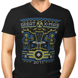 2077 Xmas - Men's V-Neck