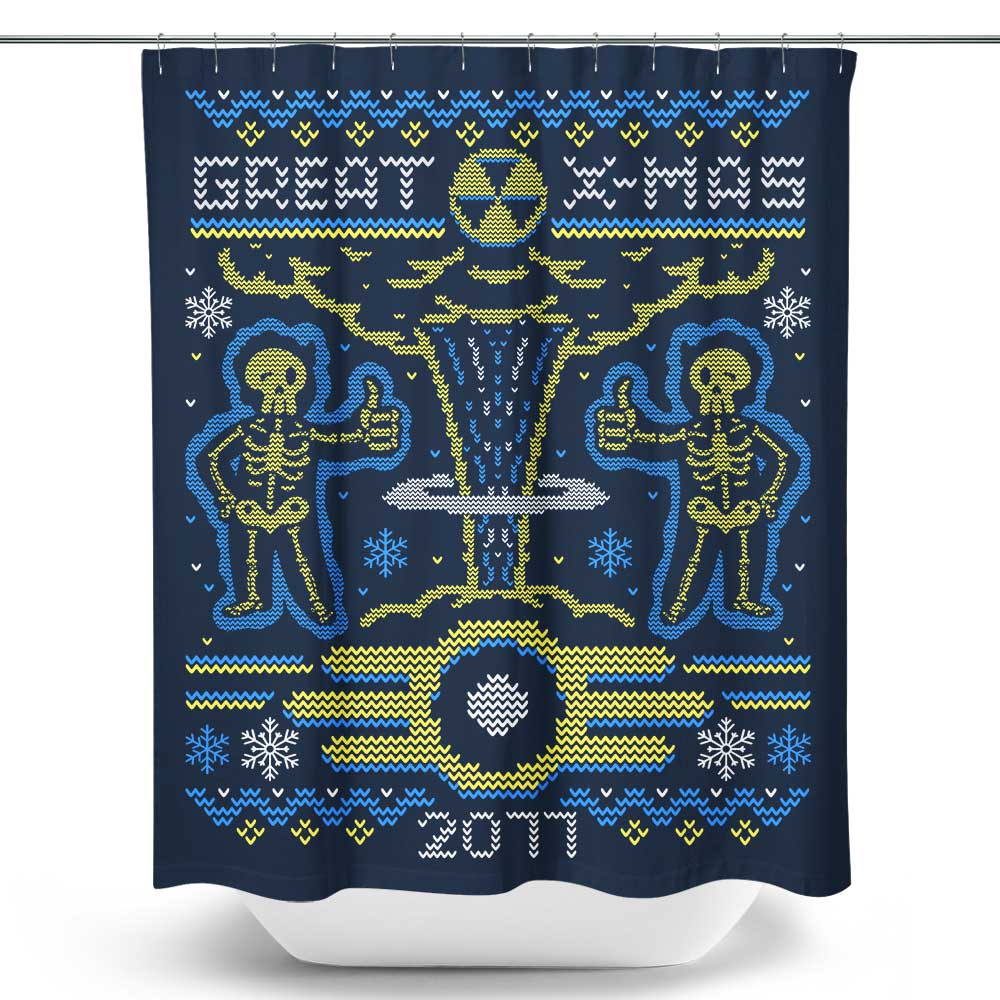 2077 Xmas - Shower Curtain