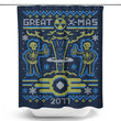 2077 Xmas - Shower Curtain