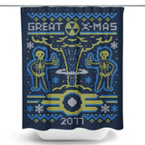 2077 Xmas - Shower Curtain