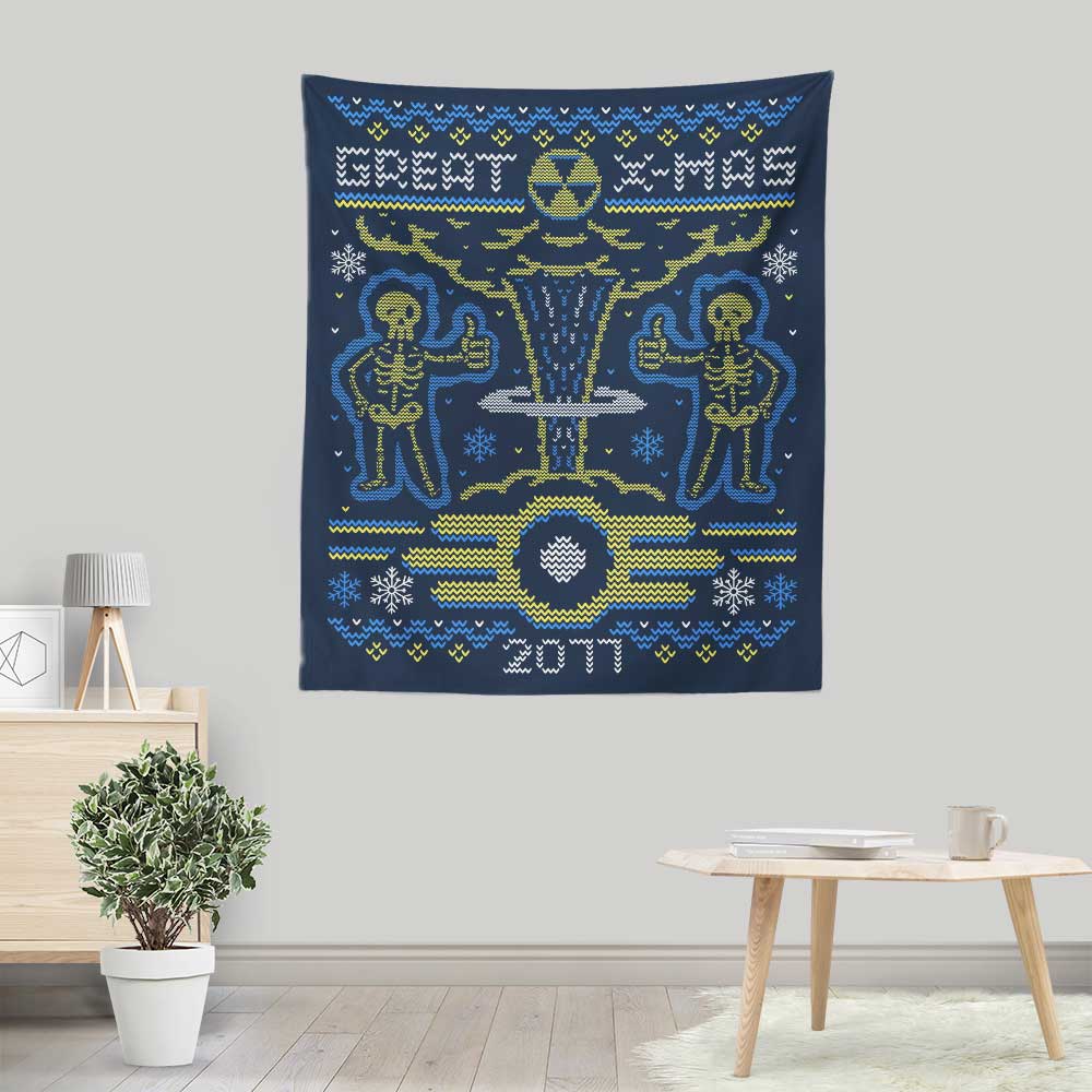 2077 Xmas - Wall Tapestry