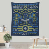 2077 Xmas - Wall Tapestry