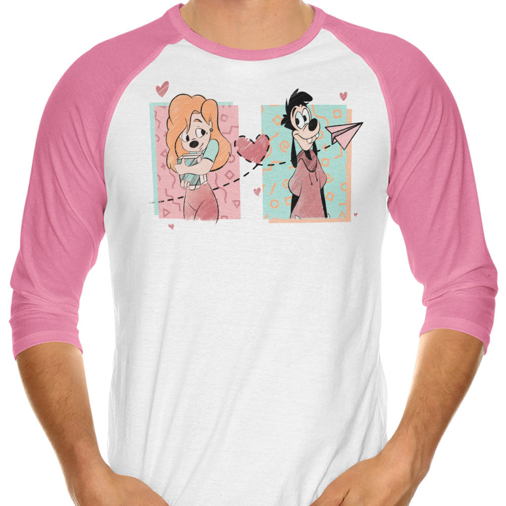 90's Love - 3/4 Sleeve Raglan T-Shirt