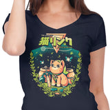 A Cat to the Past - Women's V-Neck