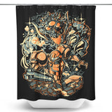 A Catastrophic Day - Shower Curtain