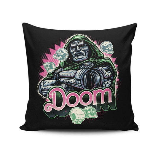 A Colorful Doom - Throw Pillow