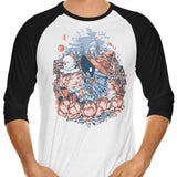 A Day of Calm - 3/4 Sleeve Raglan T-Shirt