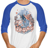 A Day of Calm - 3/4 Sleeve Raglan T-Shirt