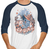 A Day of Calm - 3/4 Sleeve Raglan T-Shirt