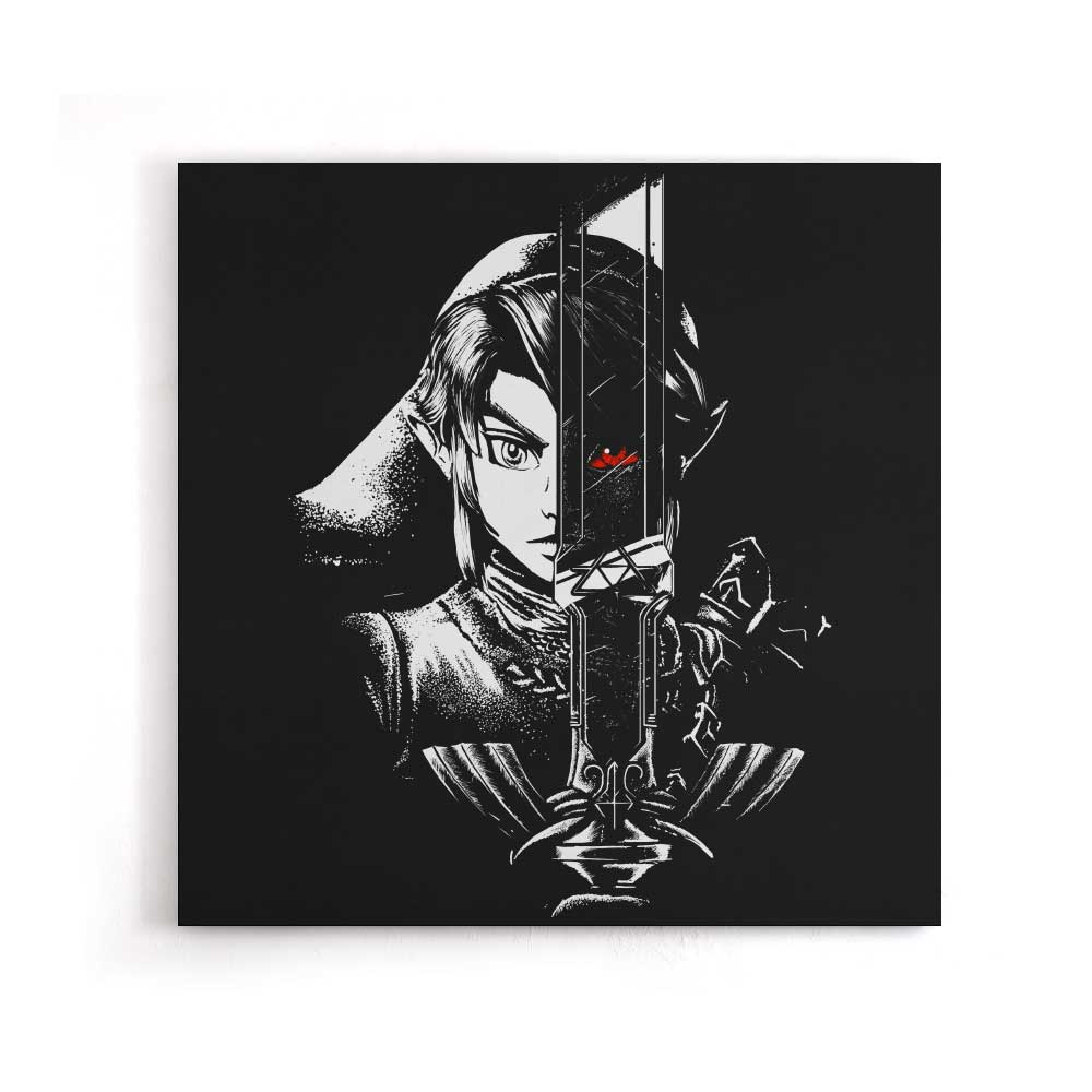 A Hero's Dark Reflection - Canvas Print