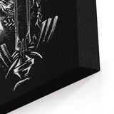 A Hero's Dark Reflection - Canvas Print