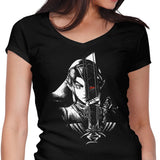 A Hero's Dark Reflection - Women's V-Neck