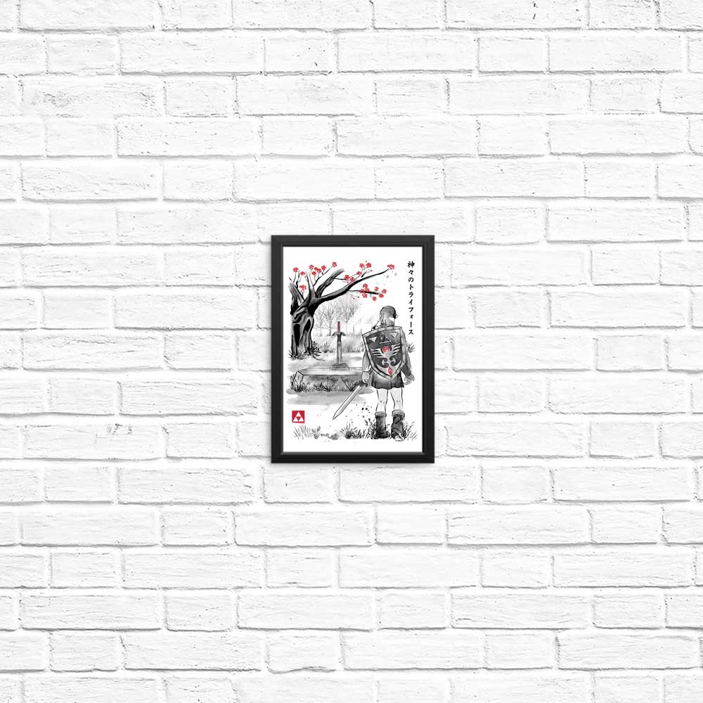 A Link to the Sumi-e - Posters & Prints