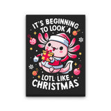 A Lotl Like Christmas - Canvas Print