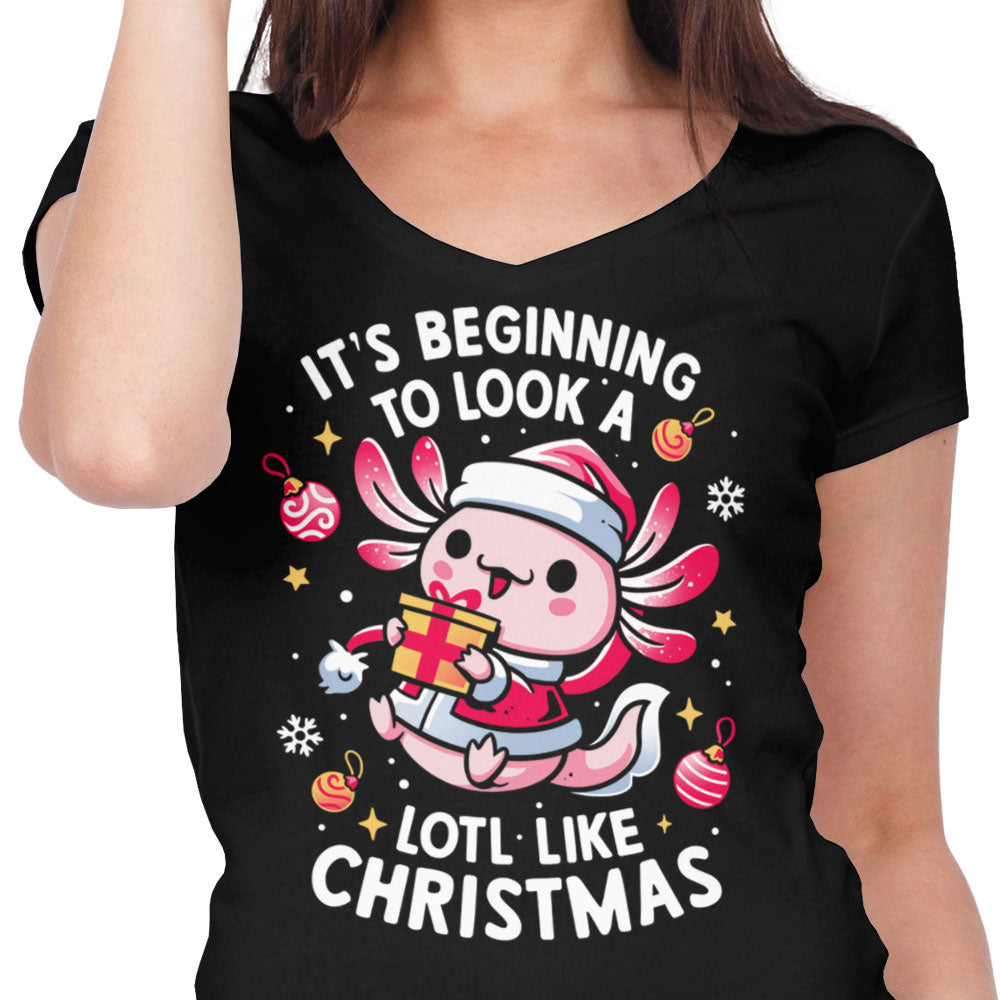 A Lotl Like Christmas - Women's V-Neck