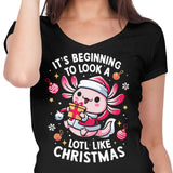 A Lotl Like Christmas - Women's V-Neck
