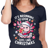 A Lotl Like Christmas - Women's V-Neck